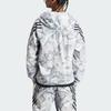 Adidas Allover Print Hooded Jacket Men Jacket White IB6124