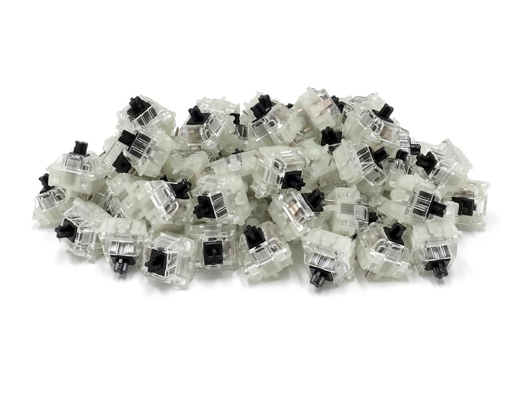 FILCO CHERRY MX2A RGB 5-Pin Switches, Black, Pack of 70, Clear Case for RGB Keyboards, FKSW70CH/ML-RZ