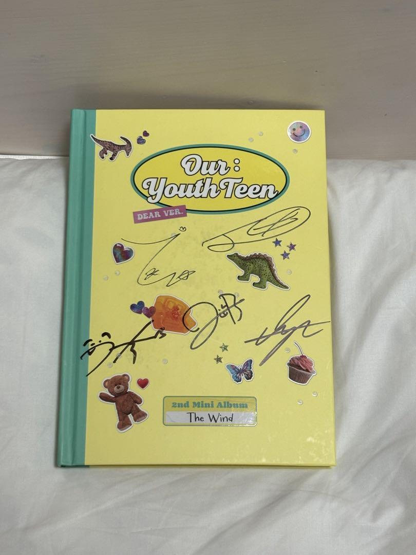 

[USED] TheWind member autographed album