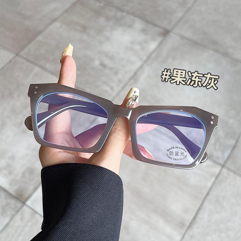 

New Stylish Blue Light Blocking Glasses for Women Transparent Korean Fashion Eyeglasses Frame