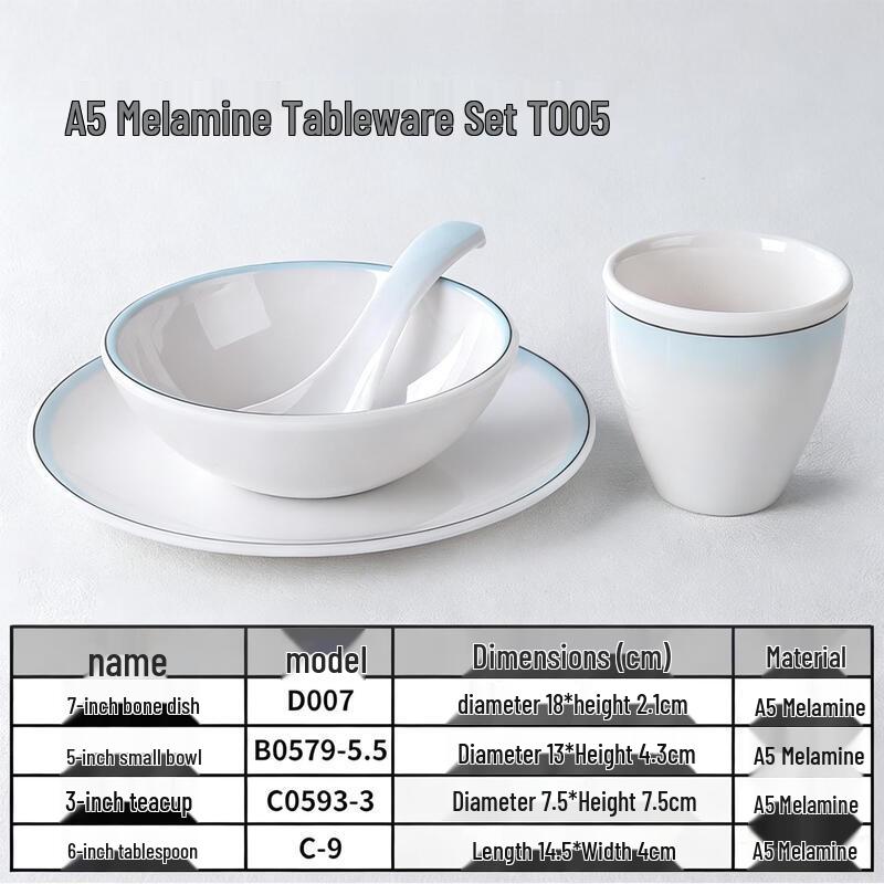 Chuzhou A5 Melamine Tableware Set