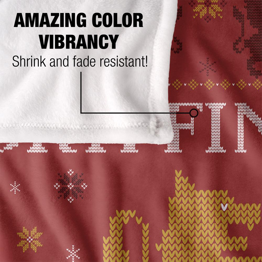 Harry Potter Gryffindor Fair Isle Blanket