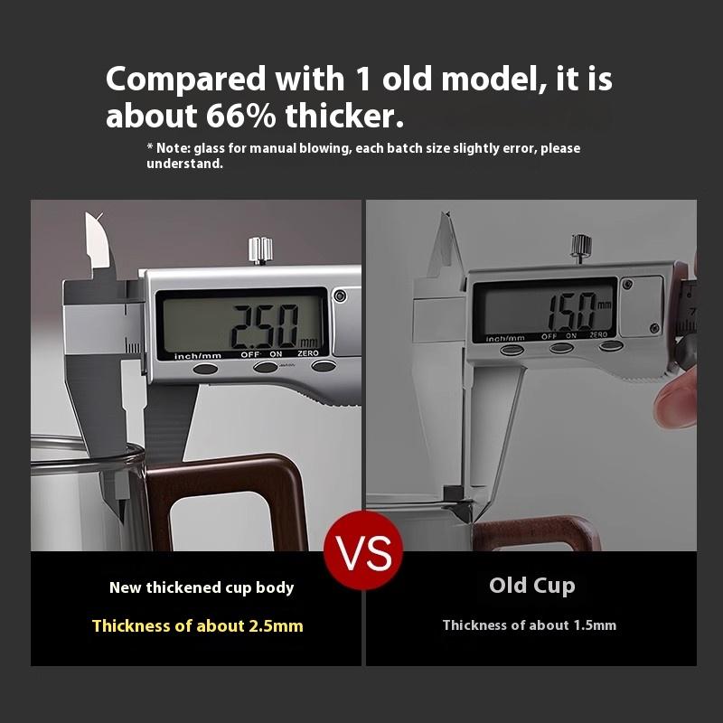 Gianxi Glass Tea Cup Tea Separationcup Personal Office With Handle Household High Temperature Resistance Scented Tea Water Cup