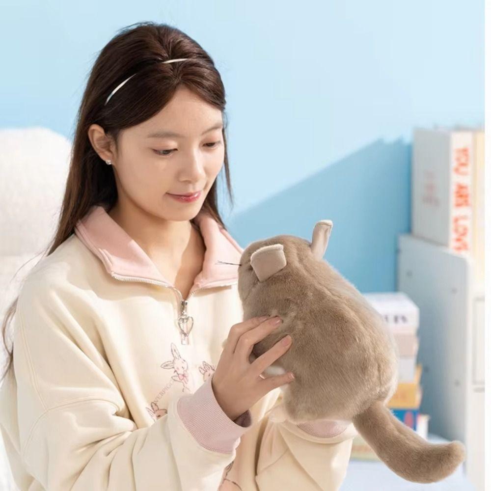 Lifelike Chinchilla Plush Toys Cozy Simulation Rat Doll Totoro Plush Doll  Children Companion