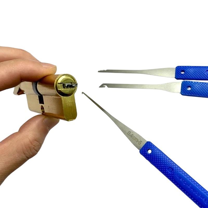 12Pcs Lock Pick Set Locksmith Supplies Broken Key Auto Extractor Remove Hooks Stainless Steel Diy Hand Tools Hardware