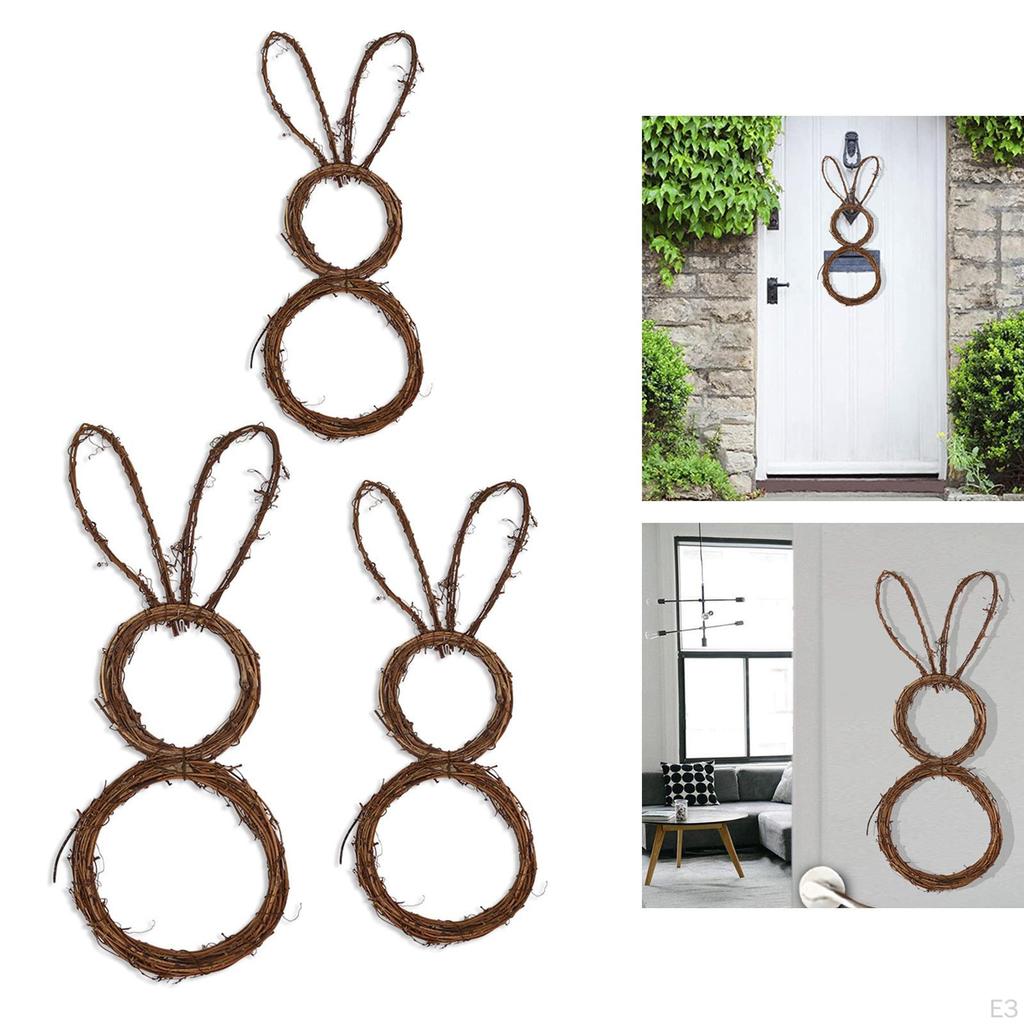 Easter Wreath Garland Foldable for Wedding Front Door Farmhouse