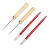 Doll Wig Rooting Tool DIY Hair Rooting Reroot Copper Rod Wooden Handle Doll Hair Making Accessories for Home Doll Shop