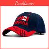 Cap Fashionable Baseball With Letters And Maple Leaves Embroidered Design