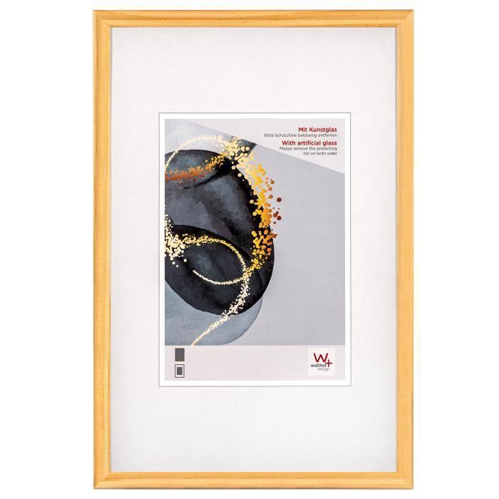 Cadre Photo - Select - 20x30 Cm - Bois Naturel - Verre Acrylique - Style Contemporain