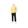 Polo Ralph Lauren SS23 Solid Suede Patch Round Neck Sweater Men sweater Yellow 710881041-003