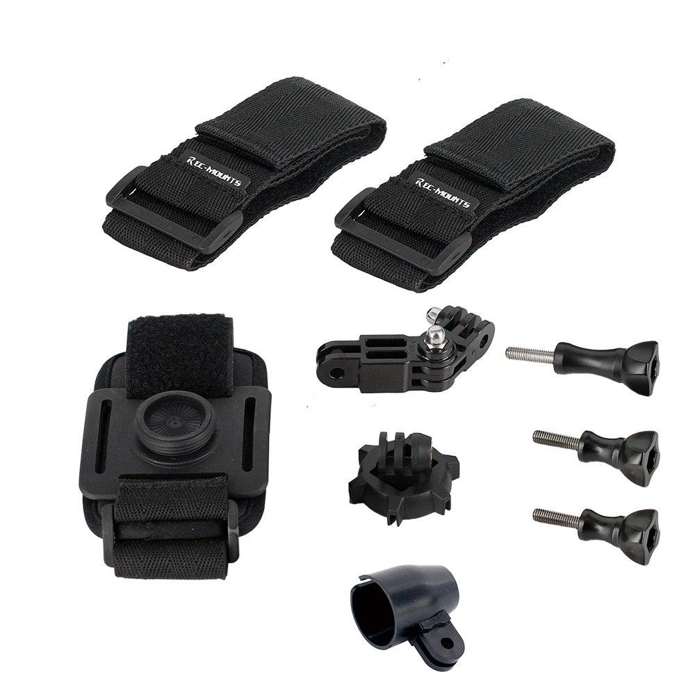 

REC-MOUNTS Rotary Multi-Mount Type 2 for Panasonic Wearable Cameras HX-A1H/HX-A500, for Wrist, Shoulder, Backpack, Ankle, and Pet Use (PS-56T2HX)