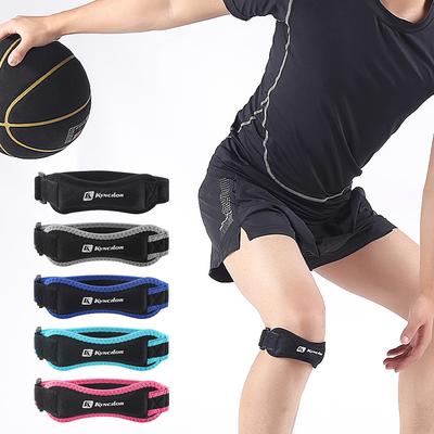 1pc Patella Protective Support Strap Knee Shock Absorption Adjustable Belt Breathable Pressured