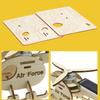 Wooden STEM Model Airplane 3D Puzzles DIY Wood Craft Assembly Project Kit Kids Gift Toys
