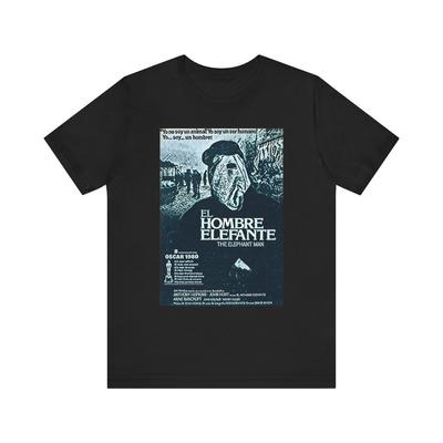 Der Elefantenmensch Grafikdruck Filmkunst Unisex Jersey Kurzarm T-Shirt
