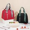 Insulated Japanese Bento Lunch Bag - Handheld Handbag for Students