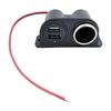Bilsplitter, 2-uttags Biladapter - /24V Biluttagsdelare Laddare Strömadapter