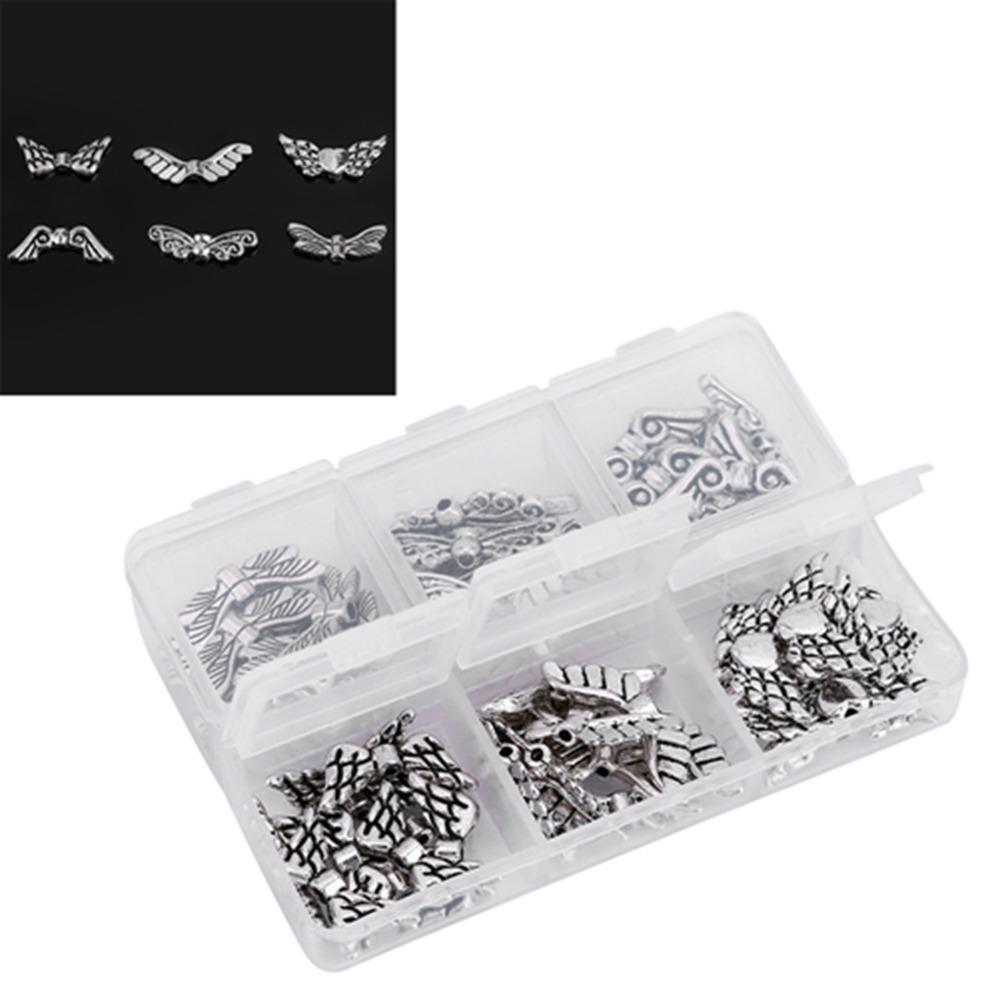 Alloy Jewelry Findings Silver DIY Jewelry Findings Angel Wing Jewelry Findings  DIY Crafting