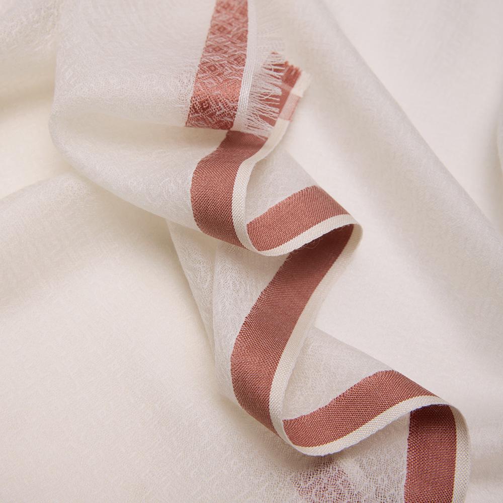 Women's Water-Soluble Cashmere Plaid Shawl: Sun-Blocking Summer Square Scarf & Air-Conditioned Room Wrap