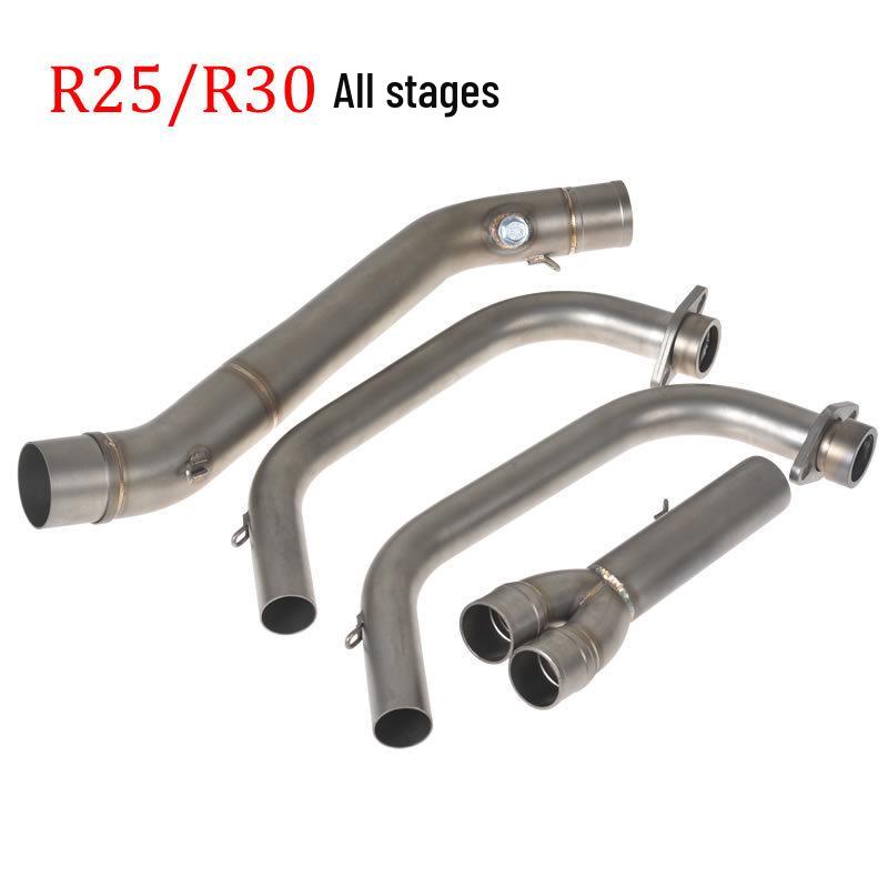 Yamaha R25/R30 Front Exhaust Pipe Modification for Large Displacement Mid-Section