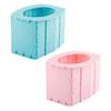 Portable Folding Toilet Commode Car Camping For Travel Bucket Camp Hiking Long Trip Outdoor Multifunction Children's Toilet