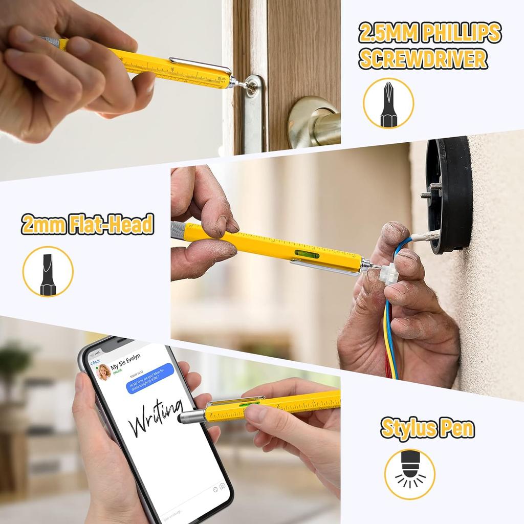 Multifunkční pero, perfektní dárek pro muže k Vánocům, jedinečný dárek pro tátu, přítele, dědu, manžela