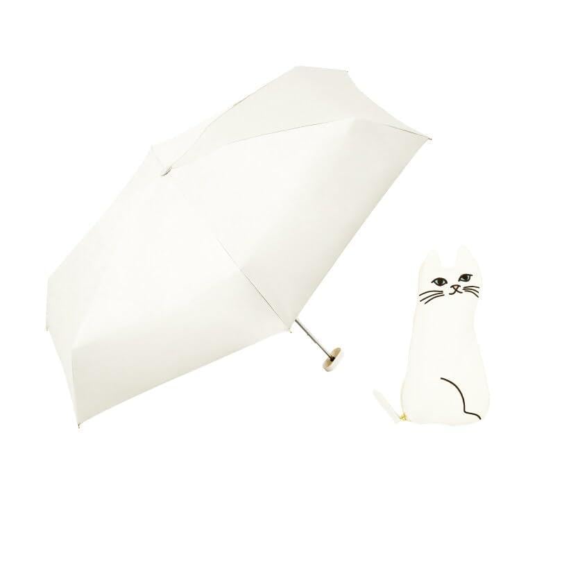 

PU Outing Cat Mini Folding White [BECUSE] Umbrella/Parasol білий