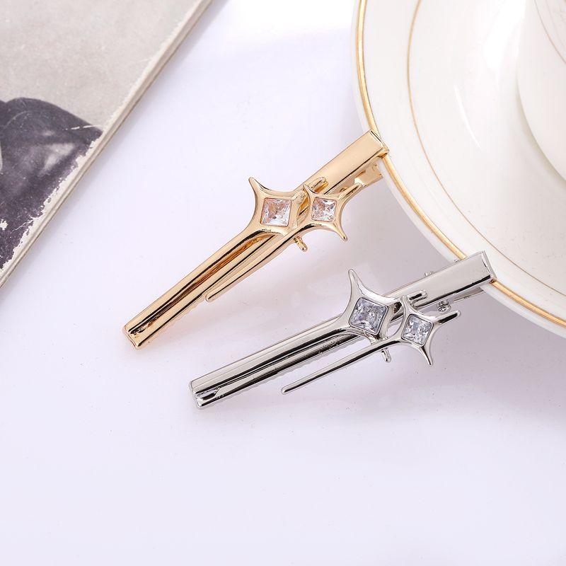 1pc Personalized Sweet Cool Spicy Girl y2k Star Hairpin, niche edge clip, Ins cool style hair accessory, high-end bangs clip