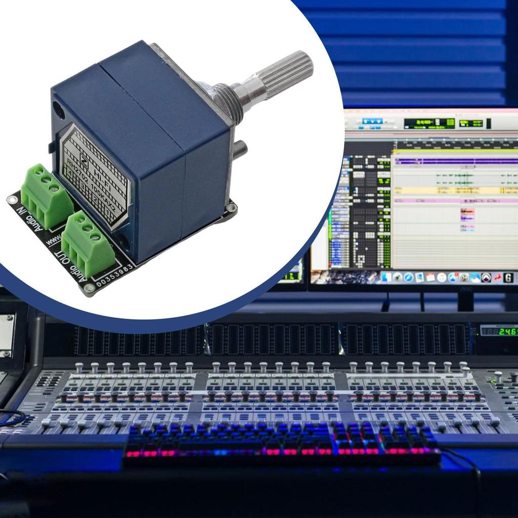 PH2702 Volume Control Potentiometer Audio 2-channel Easy DIY Installation for