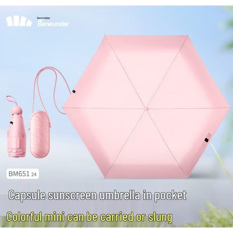 Beneunder UV Protection Capsule Folding Umbrella