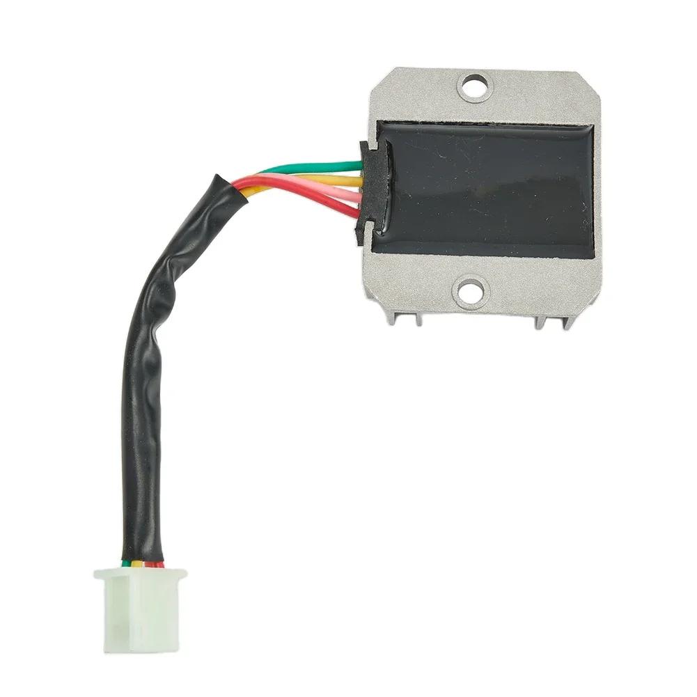 Voltage Regulator Efficiently Cool Your Voltage Regulator With Heat Sink Fins For ATV Motorcycle And Dirt Bike