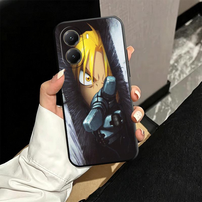 F-Fullmetal A-Alchemist Anime Soft Phone Case for Xiaomi Poco X5 X6 X7 X8 Pro Max X3 F7 F8 Ultra M8 M7 M6 M5 Redmi 15 15C 14C 13