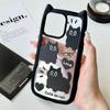 Zhitai iPhone 16 Pro Cat Ear Cartoon Case for Apple 15/14/13 Pro Max/12