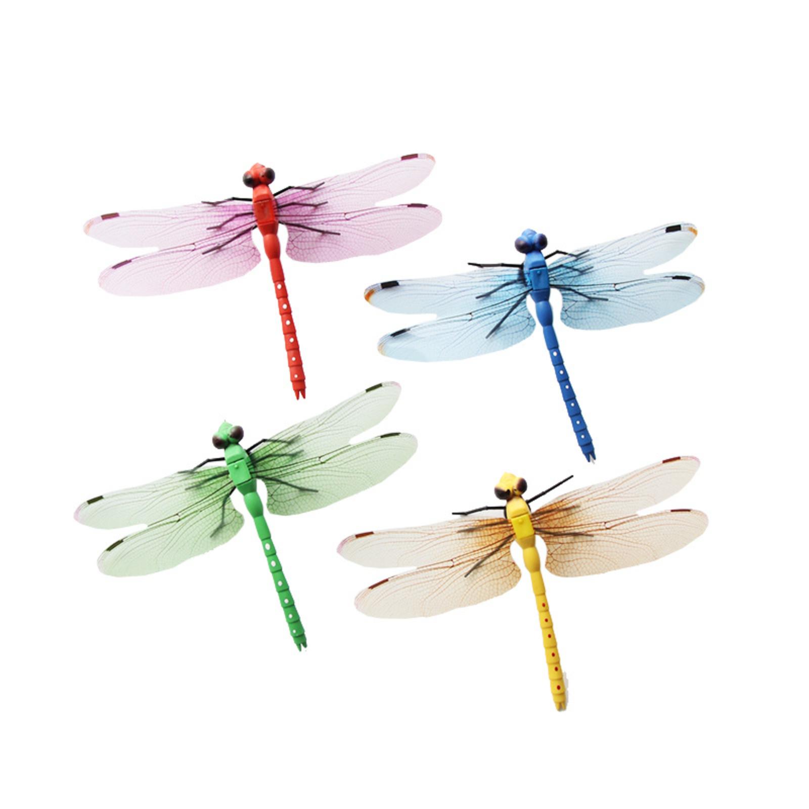 

12cm Simulated 4 Pack 3D Stereo Magnetic Fridge Magnet Simulated Insect Fridge Magnet One Size