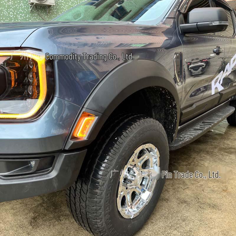 Ford Ranger T9 Raptor Body Kit: Upgraded Grille, Fender Flares, Front Bumper.