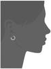 Silver Hoop Earrings 112224350901 4℃HOMME+