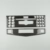 Center Console Air Conditioner CD Panel Cover Trim 2Pcs For Mercedes Benz C Class W204 C200 C260 C300 C180 2007-10 Carbon