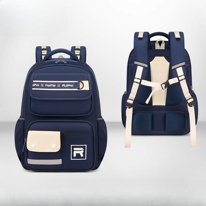 Schoolbag for Primary School Boys, Back Support and Burden Reduction, Children's Schoolbag, Large-capacity Backpack