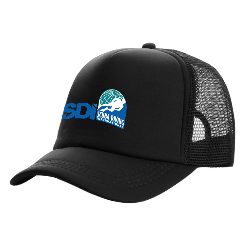 Scuba Diving International SDI Trucker Cap Unisex Hut Baseball Cap Coole Sommer Unisex Mesh Net SDI Hüte