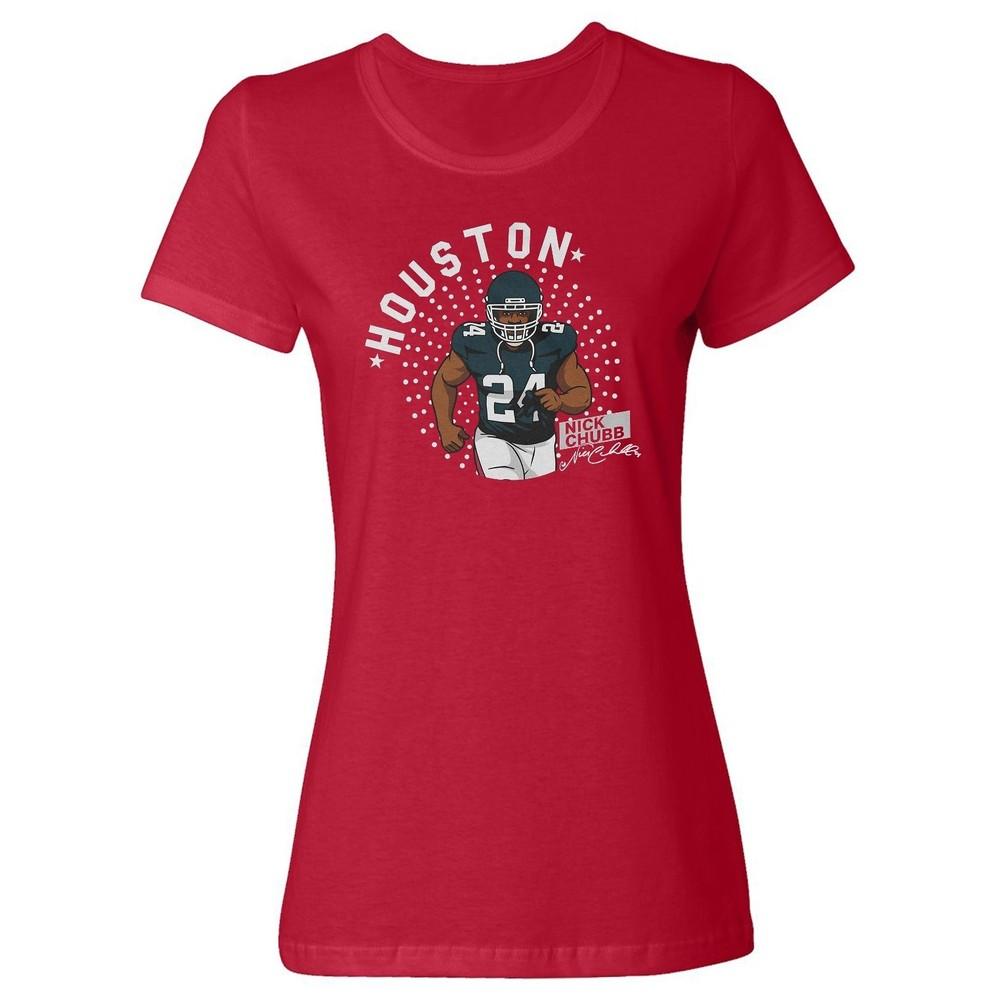 Chubb Tribute Houston Star Player - Football Fans Ladies  Crewneck T-Shirt Unisex T-Shirt S