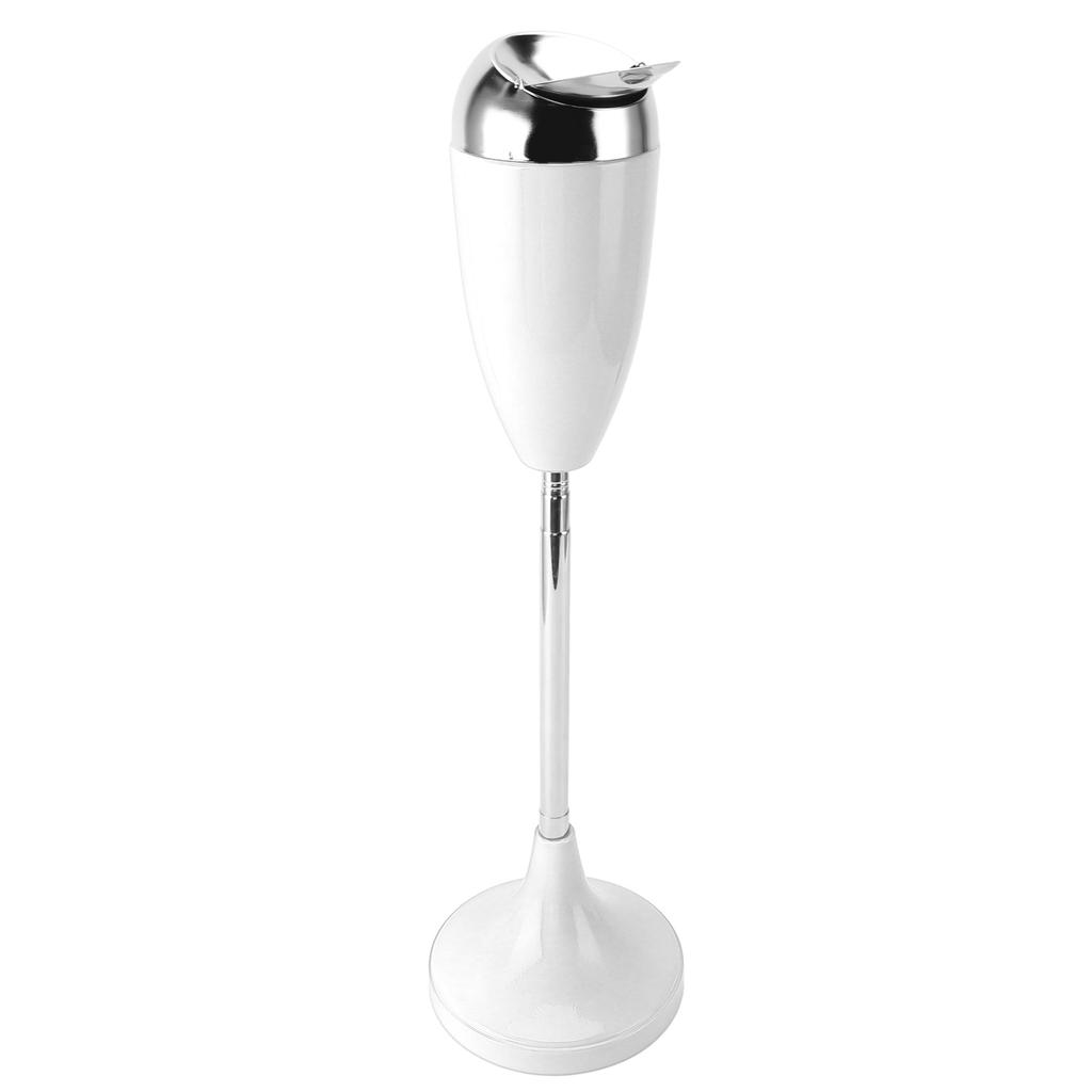 Outdoor Standing Ashtray with Lid Large Capacity Self Cleaning Detachable Adjustable Height Floor Standing Ash Tray for