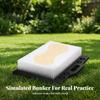 Non-Slip Portable Sand Bunker Simulator Mat Training Pad