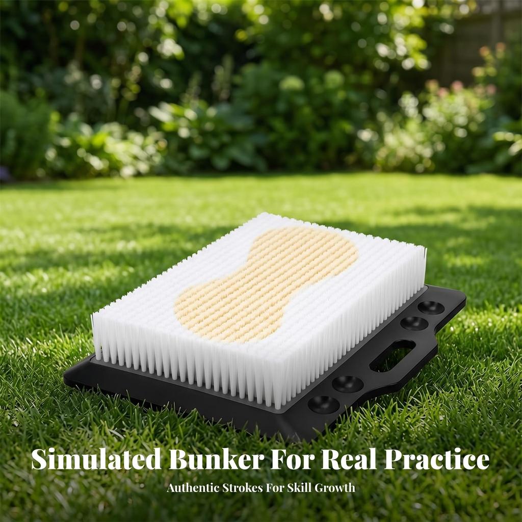 Non-Slip Portable Sand Bunker Simulator Mat Training Pad