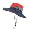 Sommer Damen Outdoor Sonnenhut Zopfloch Fischerhut Sonnenschutz Sonnenhut atmungsaktiv Bergsteigerhut Eltern-Kind-Modell