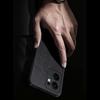 Dla Oppo Reno13 F 5G (Reno 13 FS 5G)/Etui 4G Tekstura Drewna Pokryte Skórą PU PC TPU Pokrowiec na Telefon