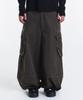 Gicheol Vintage Zip Cargo Balloon Pants (Washed Khaki)