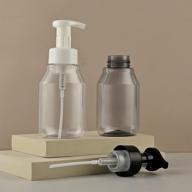 350ML Foam Bottle Empty Travel Foaming Pump Dispenser Refillable Bottle for Travel Cleaning Cosmetics Packaging