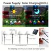 Mushroom Solar Lights-Set of 10/30pcs Fairy String Light 8 Modes Solar Pathway Lighting Outdoor Decor for Garden Yard Christmas