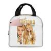 Hannah Montana Collage Insulated Lunch Bag for Women Children Leakproof Food Boxes Thermal Lunch Box Tote