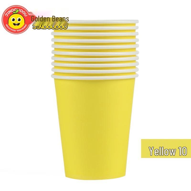Children's DIY Craft Kit: Eco-Friendly Color Paper Cups for Kindergarten Art Projects