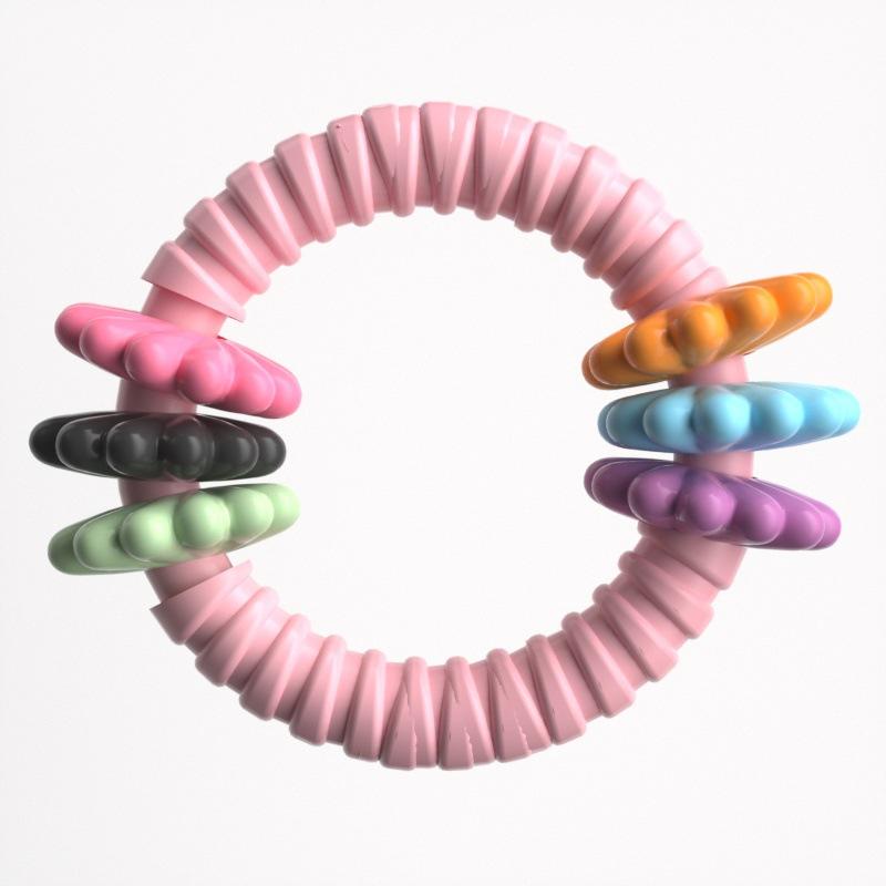 Pet Toy Dog Toy TPR Carrot-shaped Succulent Gnawing Teething Ring Set